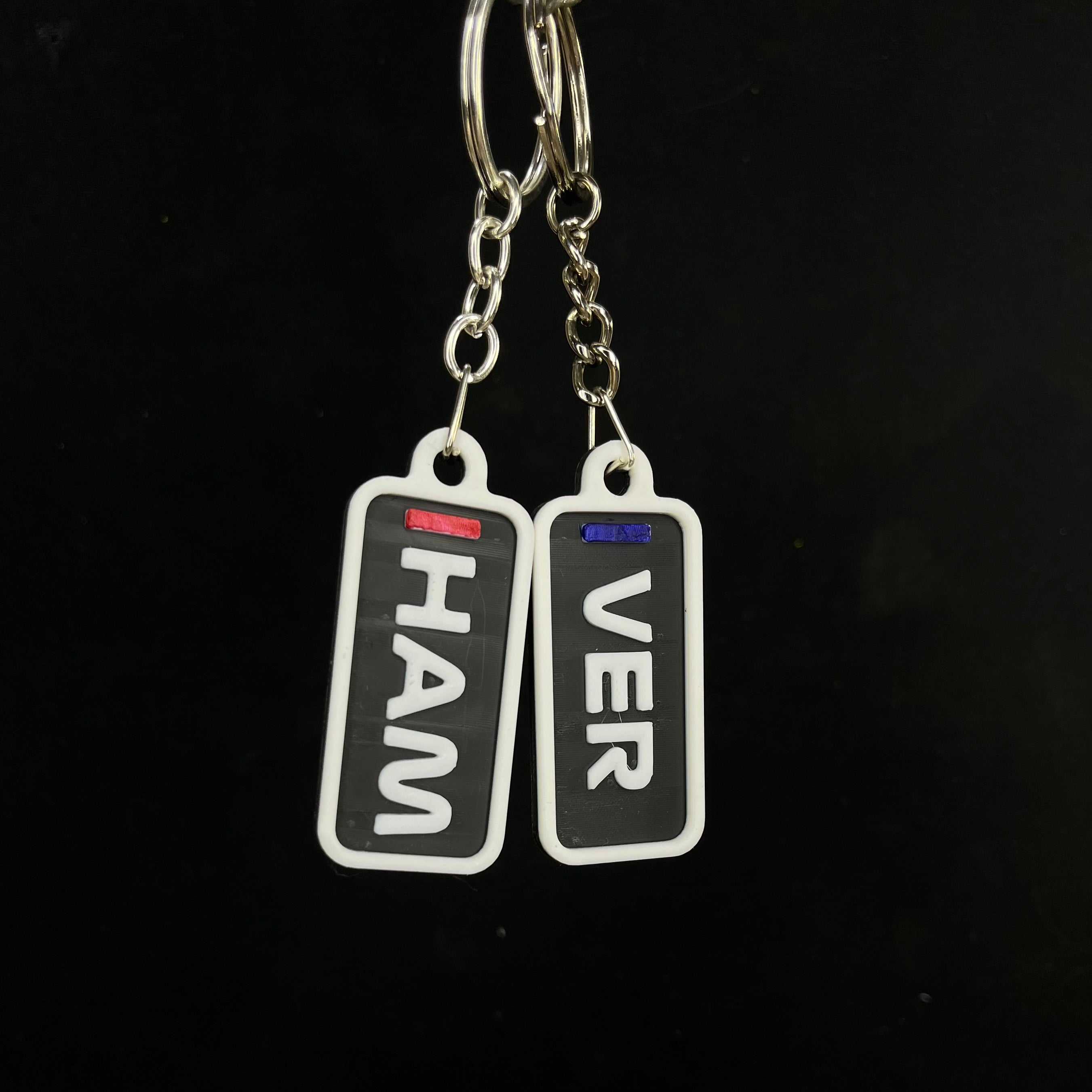 F1 Driver Keychain