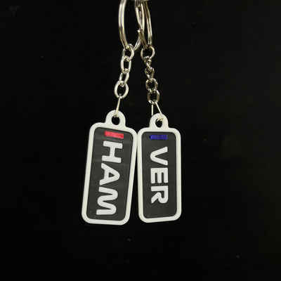 F1 Driver Keychain