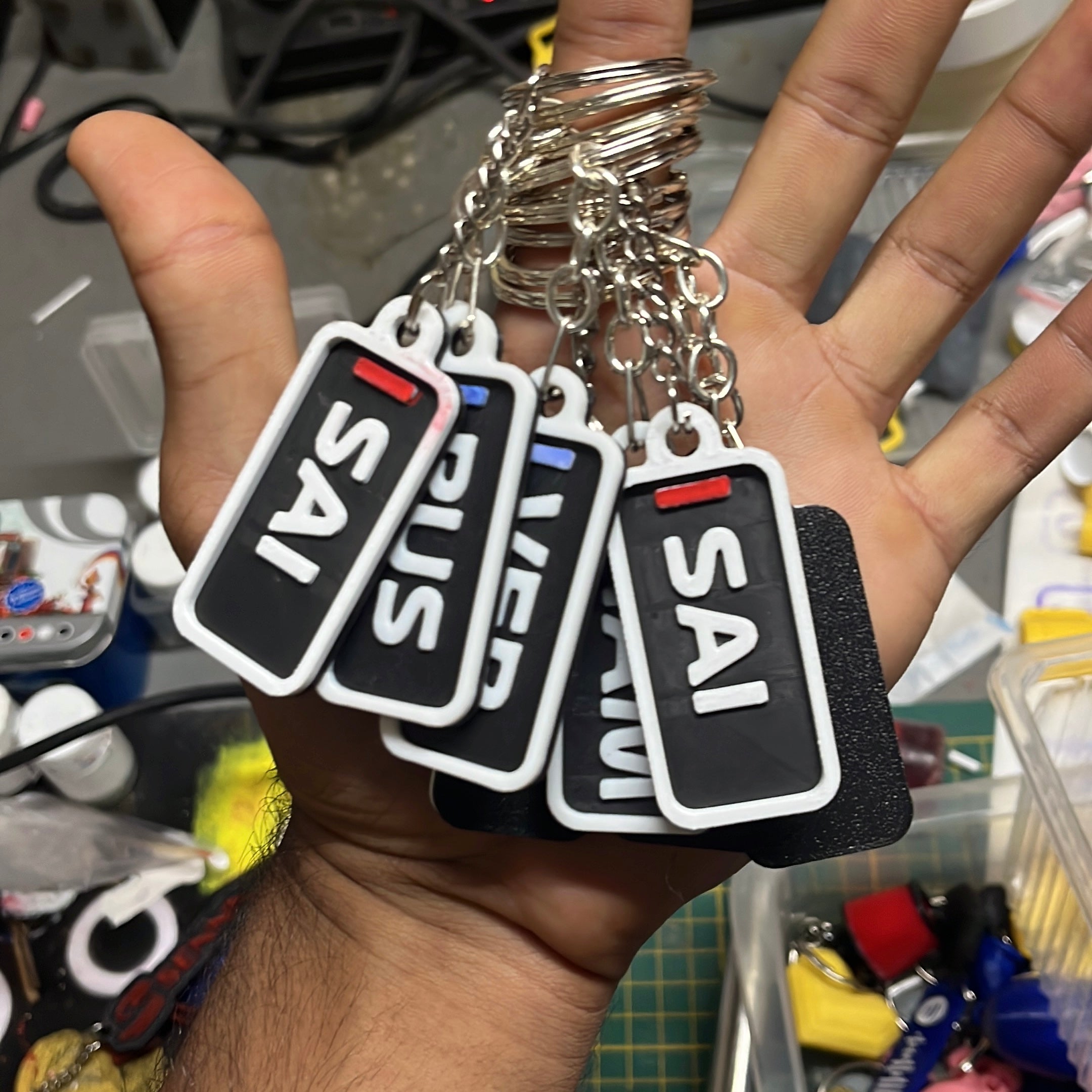 F1 Driver Keychain