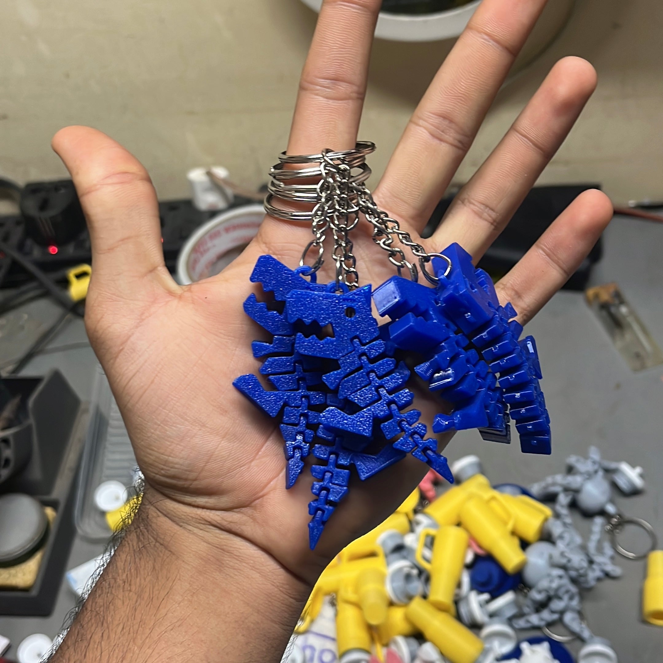 Cute Dino - Articulating Keychain
